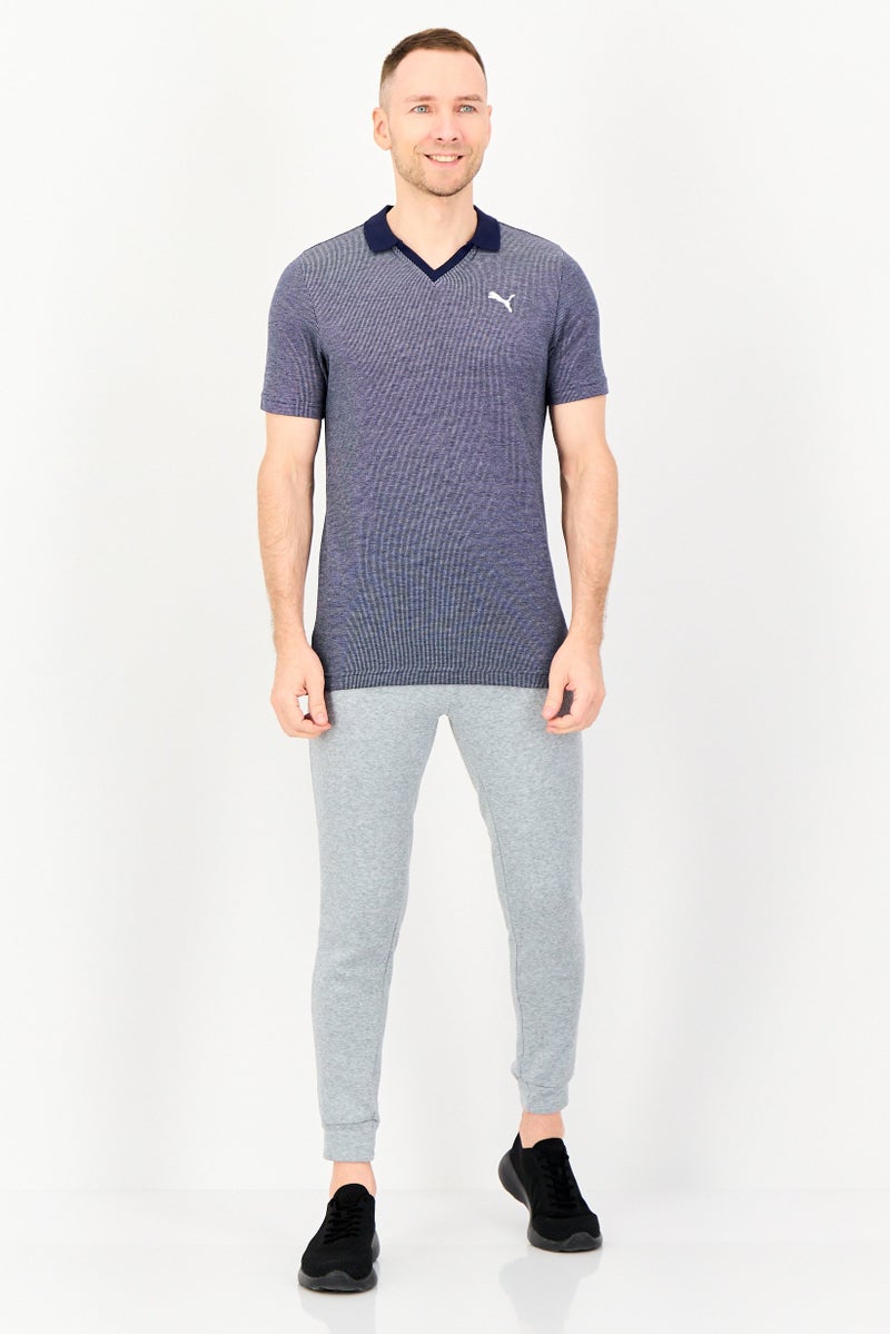 PUMA Men Sportswear Fit Short Sleeve Outdoor Polo Shirt, Navy - Image 2